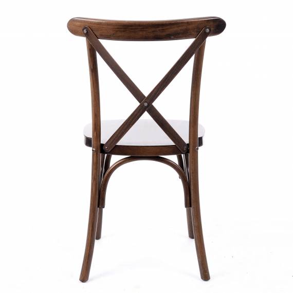Solid Wood Cross-back TIARA VENEER RESTAURANT CHAIR Solid Wood Cross-back TIARA VENEER RESTAURANT CHAIR