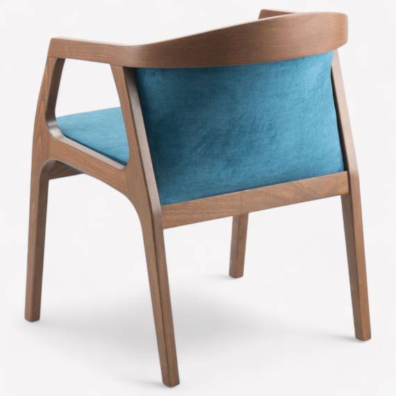 Luxor P Upholstered Wood Restaurant Armchair