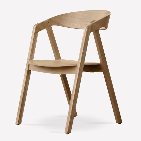 Guru Solid Wood Restaurant Armchair – view 6