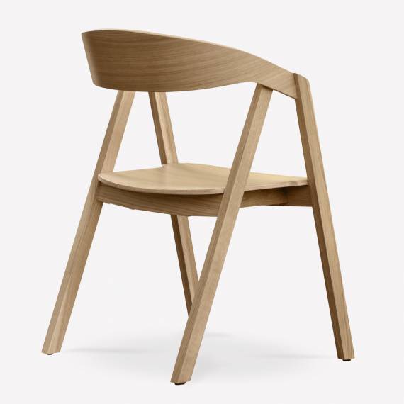Guru Solid Wood Restaurant Armchair – view 4