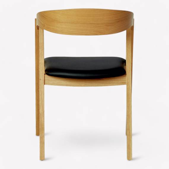 Guru PS Wood Restaurant Chair with Upholstered Seat – view 2 Guru PS Wood Restaurant Chair with Upholstered Seat – view 2