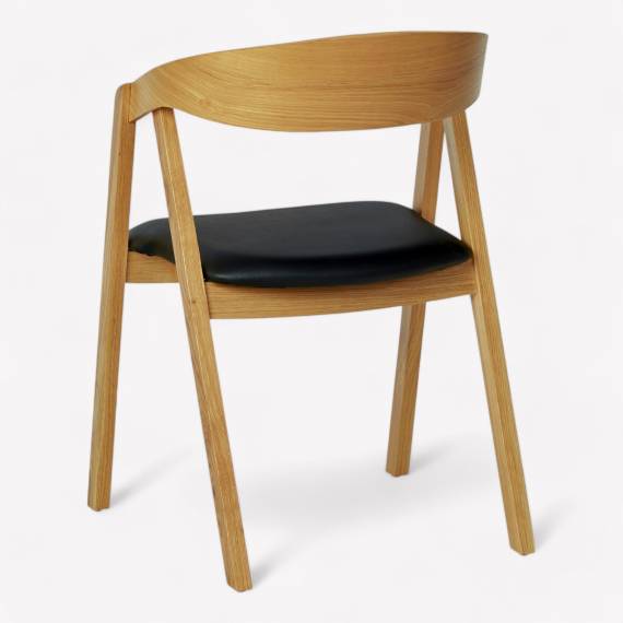 Guru PS Wood Restaurant Chair with Upholstered Seat Guru PS Wood Restaurant Chair with Upholstered Seat
