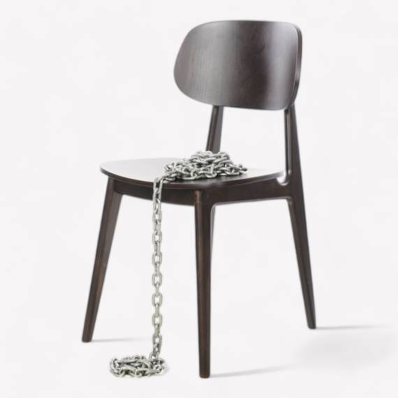 Bunny Solid Wood Restaurant Chair – view 4 Bunny Solid Wood Restaurant Chair – view 4