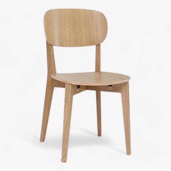 Robinson Solid Wood Restaurant Chair – view 3 Robinson Solid Wood Restaurant Chair – view 3