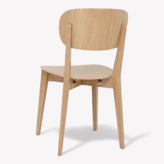 Robinson Solid Wood Restaurant Chair – view 2 Robinson Solid Wood Restaurant Chair – view 2