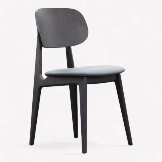 Bunny PS Wood Restaurant Chair with Upholstered Seat Bunny PS Wood Restaurant Chair with Upholstered Seat