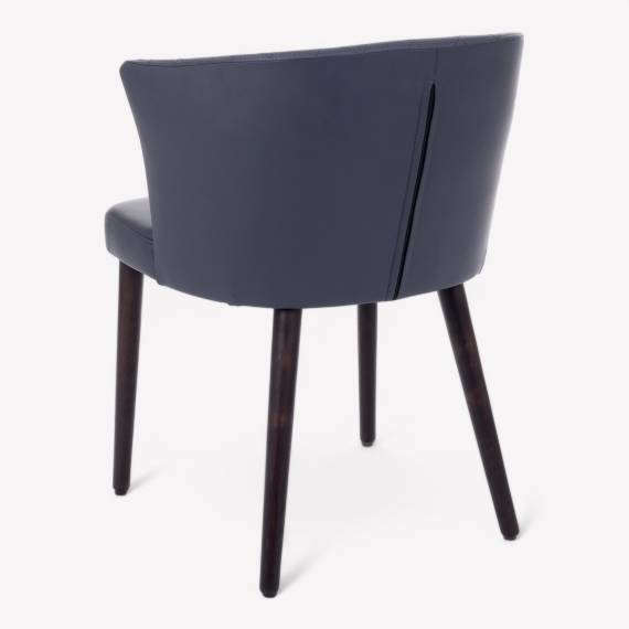 Julie – chaise de restaurant rembourrée en bois – vue 3