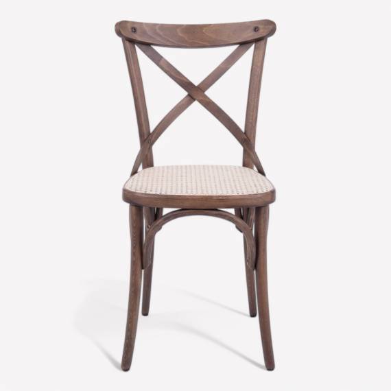 Grocce Cane – Holz-Restaurantstuhl mit Wiener Geflecht – Ansicht 2