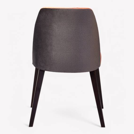 Sandra SQ – chaise de restaurant rembourrée en bois – vue 2