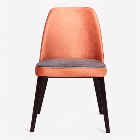 Sandra SQ – chaise de restaurant rembourrée en bois