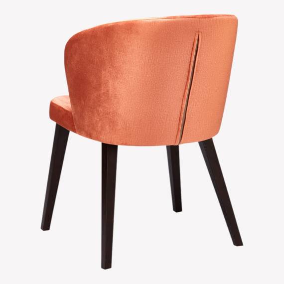 Sandra PLC SQ Upholstered Wood Restaurant Armchair – view 2