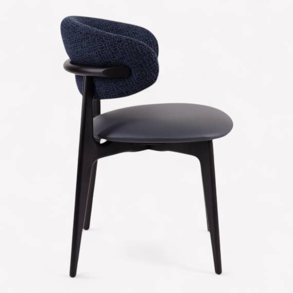 Roses Upholstered Wood Restaurant Chair – view 10 Roses Upholstered Wood Restaurant Chair – view 10