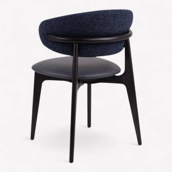 Roses Upholstered Wood Restaurant Chair – view 9 Roses Upholstered Wood Restaurant Chair – view 9