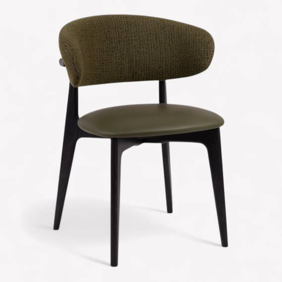 Roses Upholstered Wood Restaurant Chair – view 8 Roses Upholstered Wood Restaurant Chair – view 8