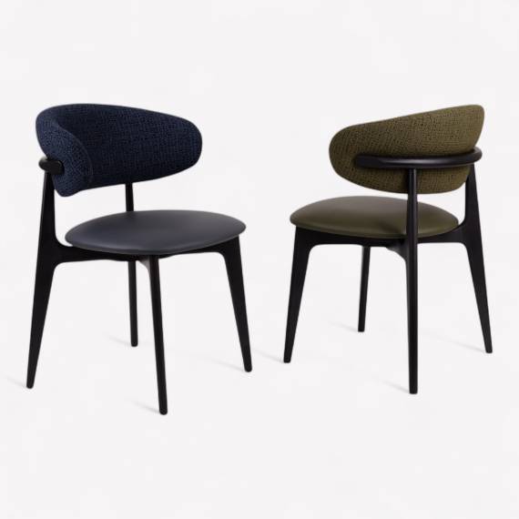 Roses Upholstered Wood Restaurant Chair – view 7 Roses Upholstered Wood Restaurant Chair – view 7