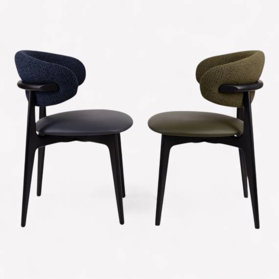 Roses Upholstered Wood Restaurant Chair – view 6 Roses Upholstered Wood Restaurant Chair – view 6