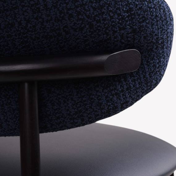 Roses Upholstered Wood Restaurant Chair – view 5 Roses Upholstered Wood Restaurant Chair – view 5