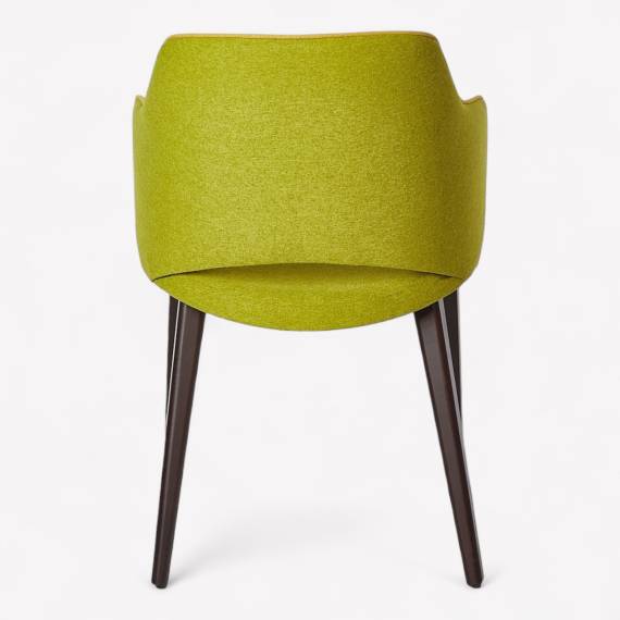 Shark P Upholstered Wood Restaurant Chair – view 3 Shark P Upholstered Wood Restaurant Chair – view 3