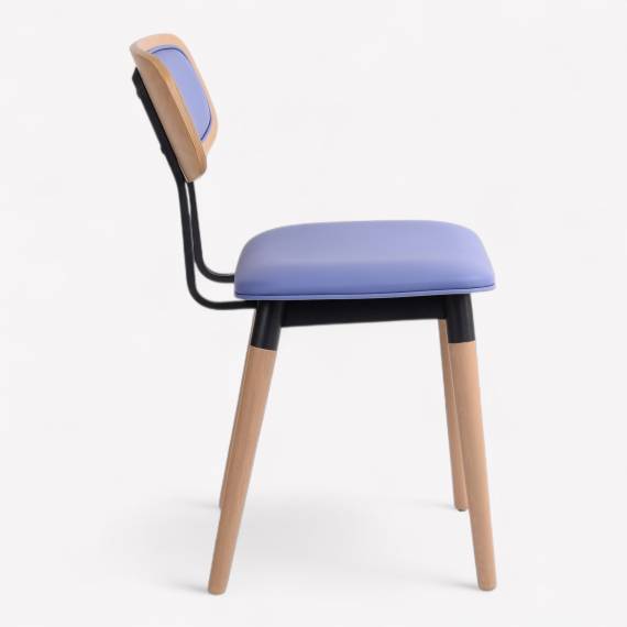 Felix P Upholstered Metal Restaurant Chair – view 5