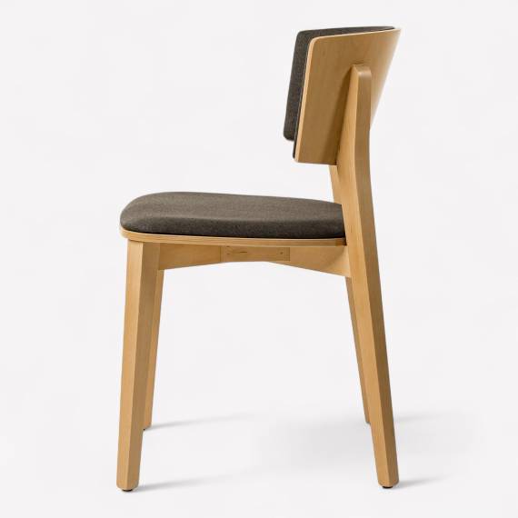 Sharon 3 Upholstered Wood Restaurant Chair – view 3 Sharon 3 Upholstered Wood Restaurant Chair – view 3