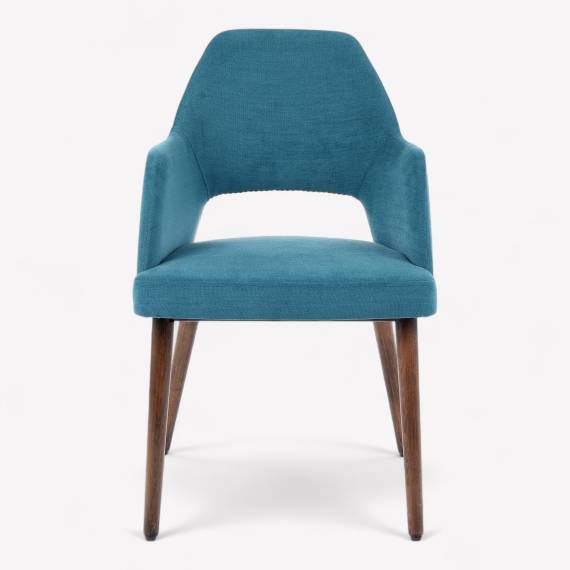Sandra SFPH Upholstered Wood Restaurant Armchair – view 3 Sandra SFPH Upholstered Wood Restaurant Armchair – view 3