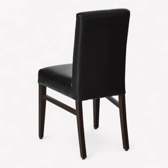 Davor – chaise de restaurant rembourrée en bois – vue 4 Davor – chaise de restaurant rembourrée en bois – vue 4