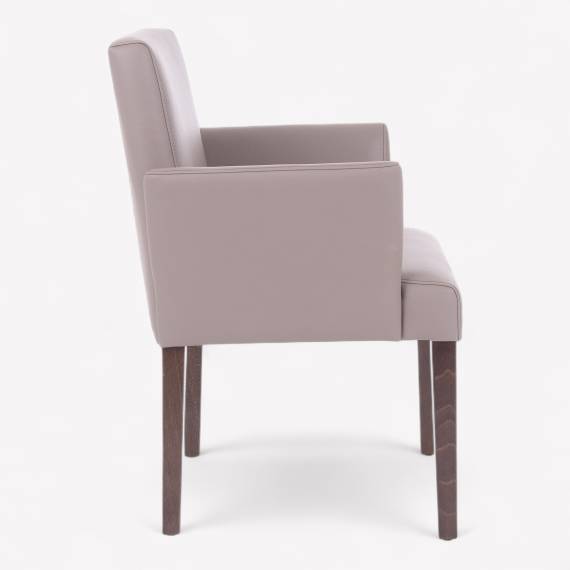 Vegas AL Upholstered Wood Restaurant Armchair – view 5