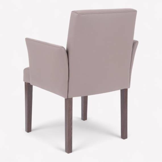 Vegas AL Upholstered Wood Restaurant Armchair – view 3