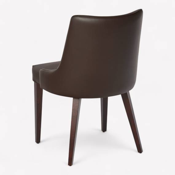 Moscow Upholstered Wood Restaurant Chair – view 4
