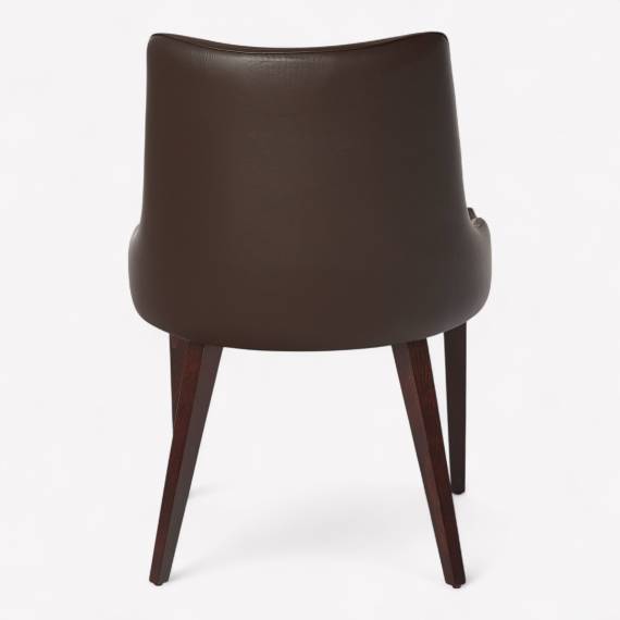 Moscow Upholstered Wood Restaurant Chair – view 3