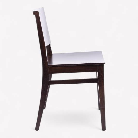 Basel Solid Wood Restaurant Chair – view 3 Basel Solid Wood Restaurant Chair – view 3