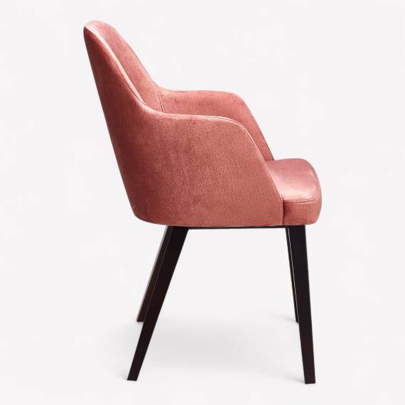 Sandra SFP SQ Upholstered Wood Restaurant Armchair – view 4