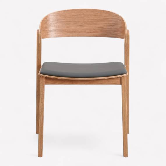 Gordon PS Wood Restaurant Chair with Upholstered Seat – view 2 Gordon PS Wood Restaurant Chair with Upholstered Seat – view 2