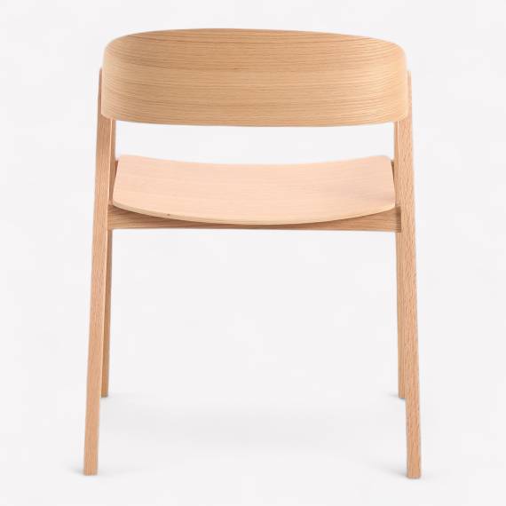 Gordon ALP Wood Restaurant Armchair with Upholstered Seat
