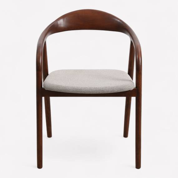 Arty ALP Wood Restaurant Armchair with Upholstered Seat – view 2 Arty ALP Wood Restaurant Armchair with Upholstered Seat – view 2
