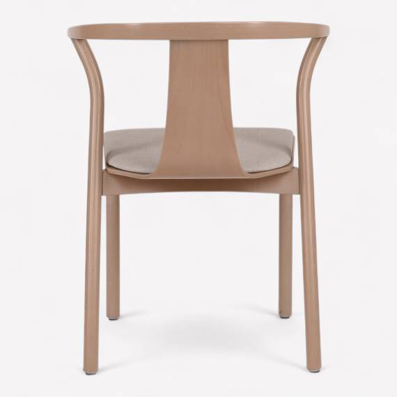 Arres P Wood Restaurant Chair with Upholstered Seat Arres P Wood Restaurant Chair with Upholstered Seat