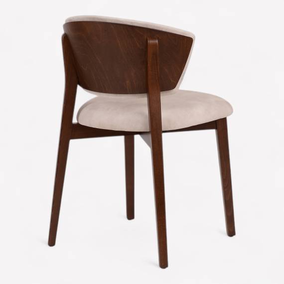 Billy Solid Wood Restaurant Chair – view 3 Billy Solid Wood Restaurant Chair – view 3