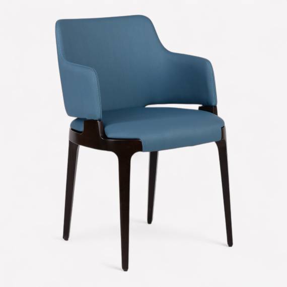 Venice AL Solid Wood Restaurant Armchair – view 4