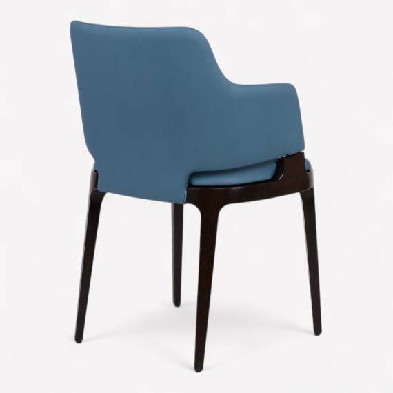 Venice AL Solid Wood Restaurant Armchair – view 3