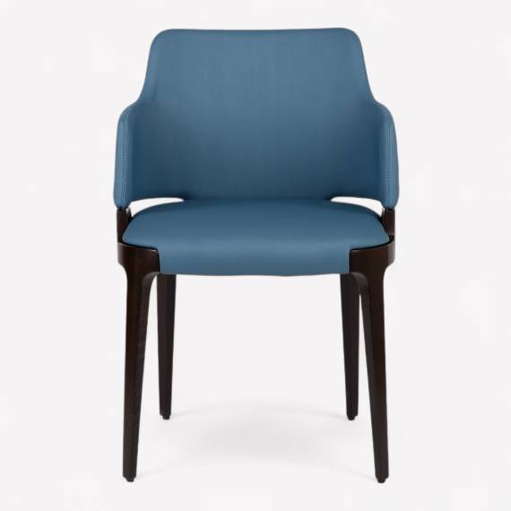 Venice AL Solid Wood Restaurant Armchair – view 2