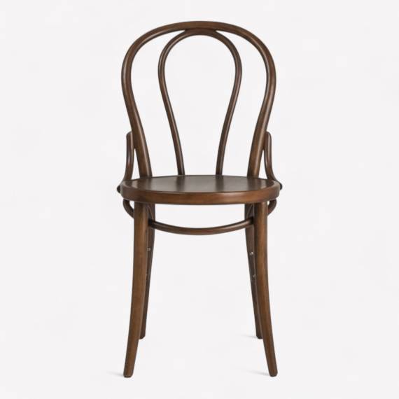 Ice Cream Solid Wood Restaurant Chair – view 2