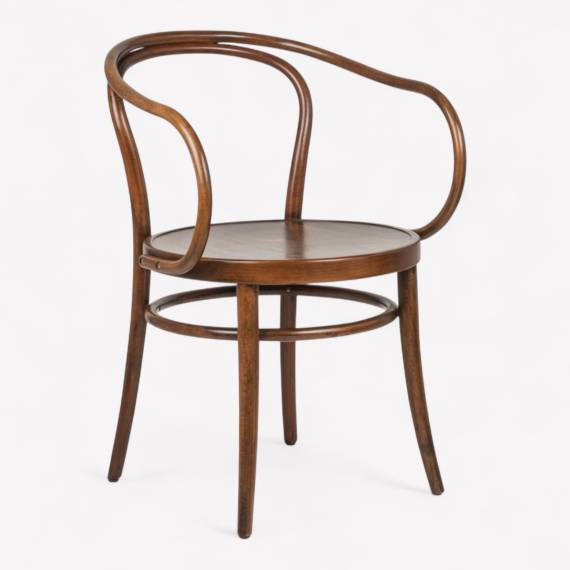 Ice Cream AL Solid Wood Restaurant Armchair – view 3