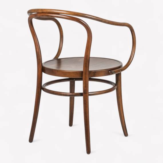 Ice Cream AL Solid Wood Restaurant Armchair – view 2