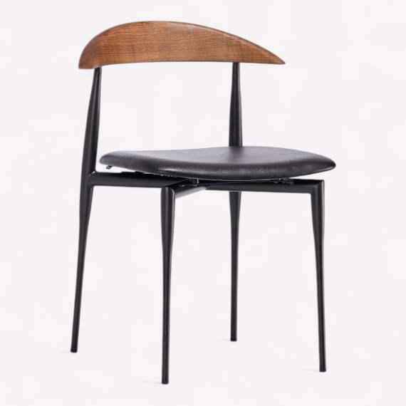 Nordic – Metall-Restaurantstuhl – Ansicht 3 Nordic – Metall-Restaurantstuhl – Ansicht 3