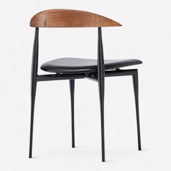 Nordic – Metall-Restaurantstuhl – Ansicht 2 Nordic – Metall-Restaurantstuhl – Ansicht 2