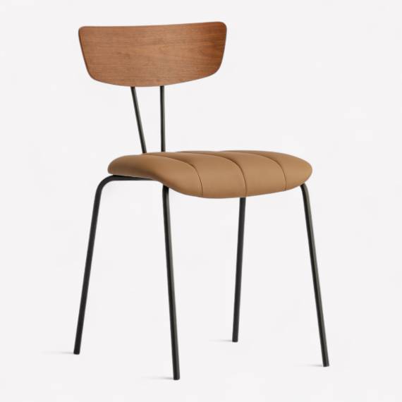 Spring PS Upholstered Metal Restaurant Chair – view 3