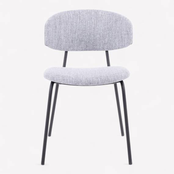 Biden Upholstered Metal Restaurant Chair – view 2 Biden Upholstered Metal Restaurant Chair – view 2