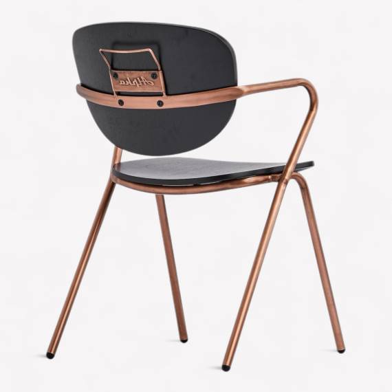 Alpha AL Metal Restaurant Armchair – view 2