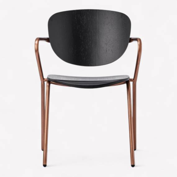 Alpha AL Metal Restaurant Armchair