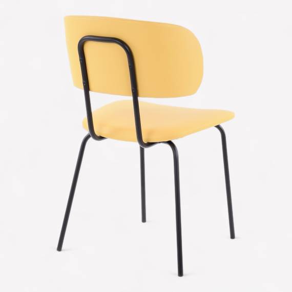 Monique Upholstered Restaurant Chair – view 3